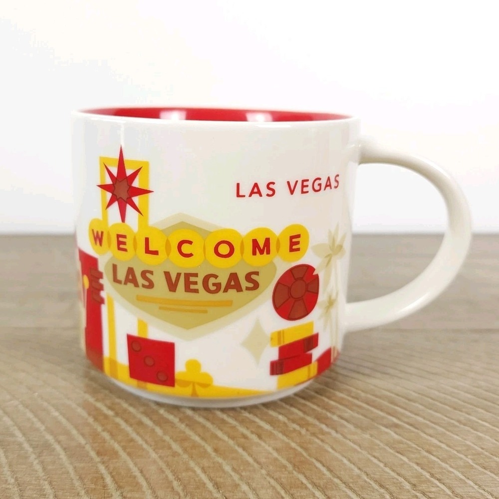 Starbucks Las Vegas 2017 You Are Here Collection Series Coffee Mug 14oz Cup